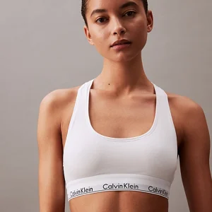 Brassiere donna marca Calvin Klein modello Icon Cotton Modal colore bianco