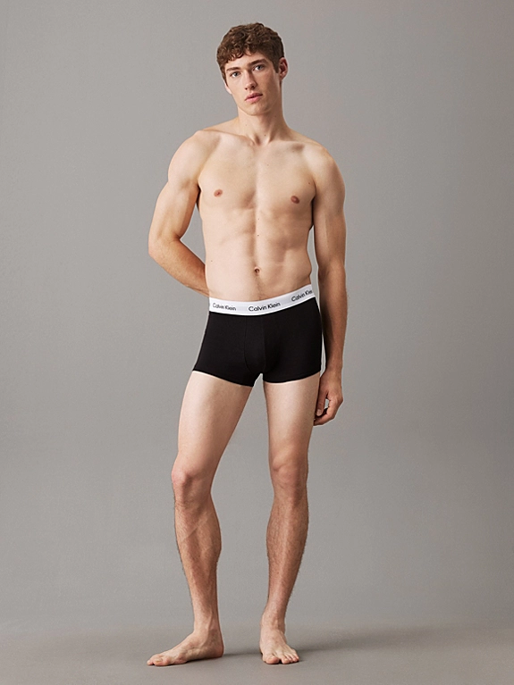 Boxer uomo Calvin Klein in cotone elasticizzato in confezione da 3 pezzi - immagine 8