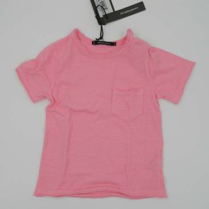 AVentiquattrore T-shirt manica corta rosa con taschino laterale