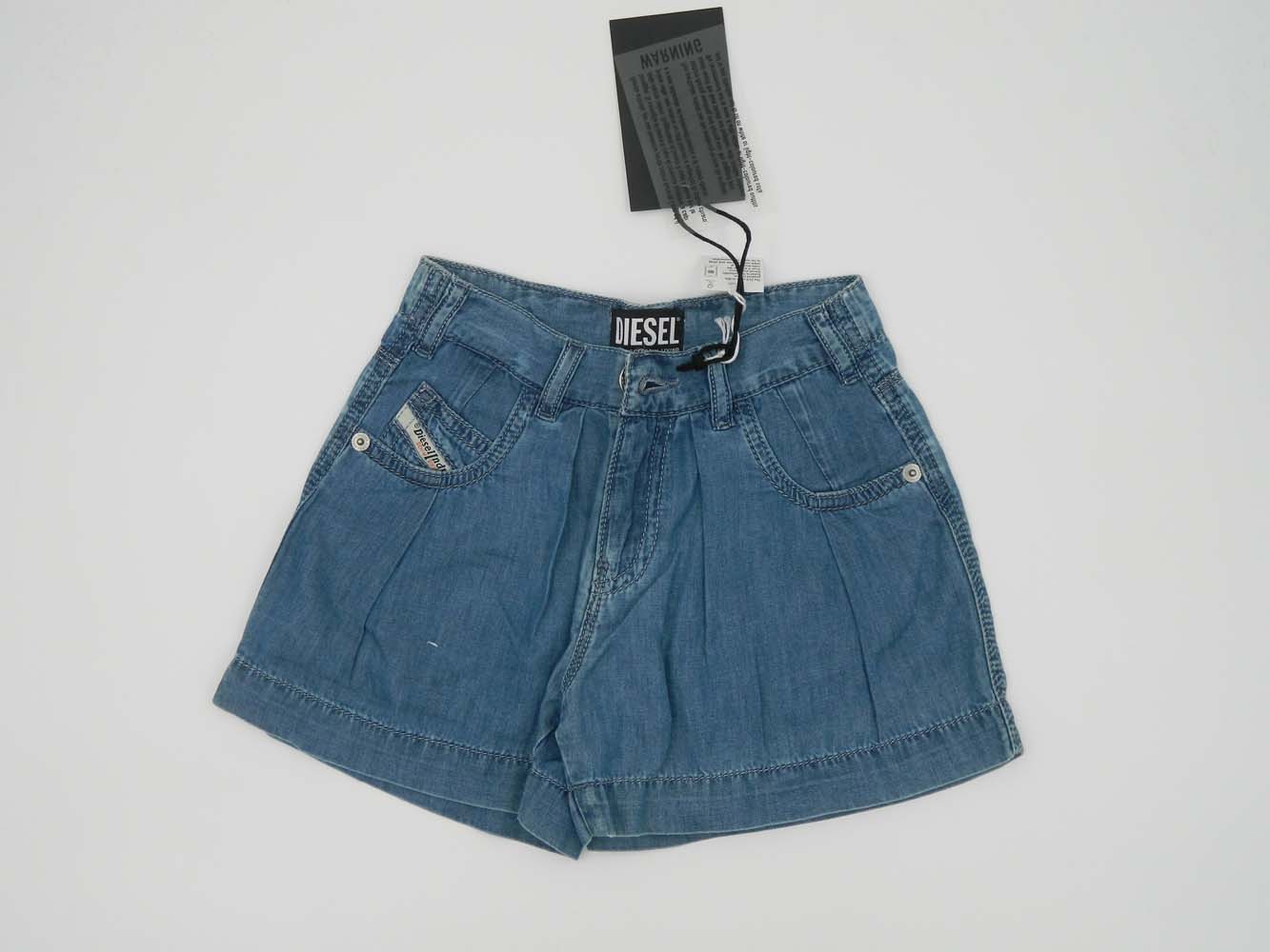 Diesel Pantaloncino jeans con balza larga - immagine 2