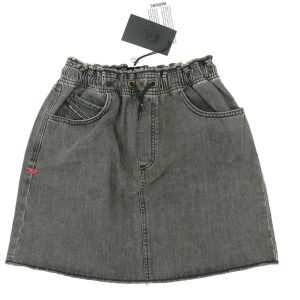 Diesel Gonna grigia taglio vivo