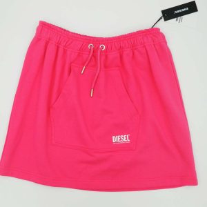 Diesel Gonna garzata pink con tasta anteriore