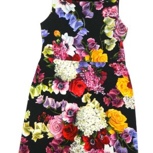 Dolce&Gabbana Abito Dolce&Gabbana fondo nero fiorato