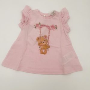 Monnalisa T-shirt maxi rosa teddy