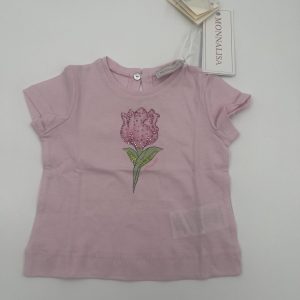 Monnalisa T-shirt tulipano rosa