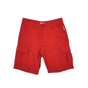Napapijri Bermuda con tasconi boy, mod. K NOTO 3 Old Red