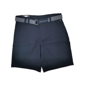 tommy Hilfiger Bermuda 4 tasche con cintura, colore blu