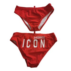 Dsquared2 Costume Slip rosso