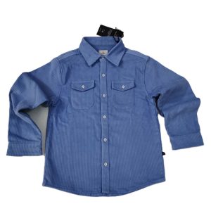 Peuterey Camicia a costine maniche lunghe, Linos Velvet, celeste