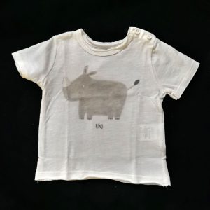 AVentiquattrore T-Shirt mezza manica con stampa rinoceronte