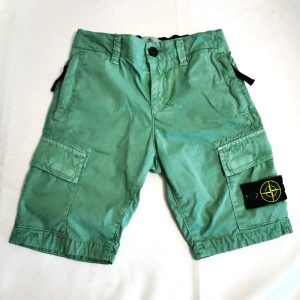 Stone Island Bermuda Cargo verde acqua