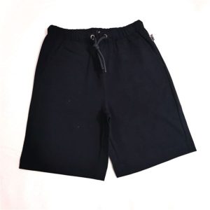 Il Gufo Bermuda in jersey blu, 2 tasche