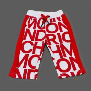 Richmond Pantalone garzato Big Logo white/red