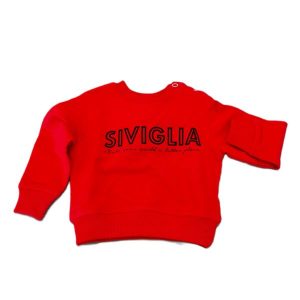 siviglia Felpa girocollo rossa