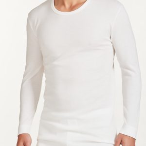 Maglia uomo marca Ragno serie Sintonia modello girocollo manica lunga in lana e cotone
