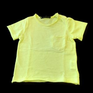 AVentiquattrore T-shirt Taschino, mezza manica – girocollo, giallo fluo