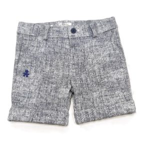 Le Bebè Short elegante blu e bianco