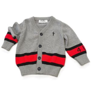 4US Paciotti Cardigan Grigio Melange