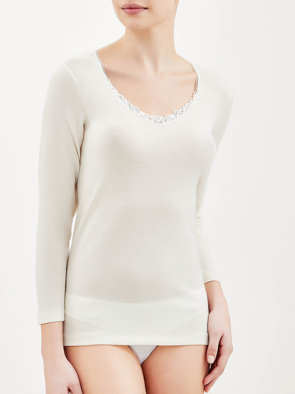 Maglia donna marca Ragno serie merino extra fine a maniche lunghe