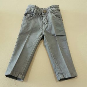 4US Paciotti Pantalone in gabardina grigio, modello jeans