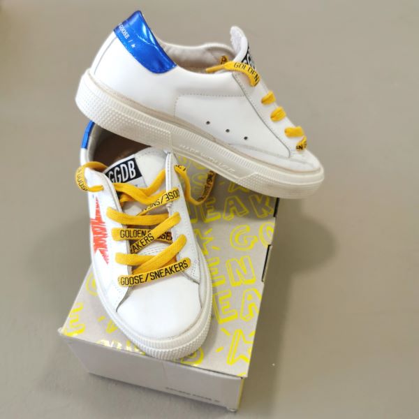 Golden Goose Sneakers White/Orange/Blu - immagine 2