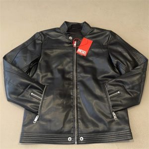 Diesel Giubbino in pelle nero