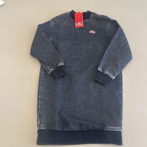 Diesel Abito grigio con piccolo logo laterale