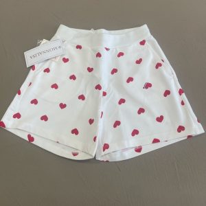 Monnalisa shorts fantasia con cuori ed elastico in vita 2