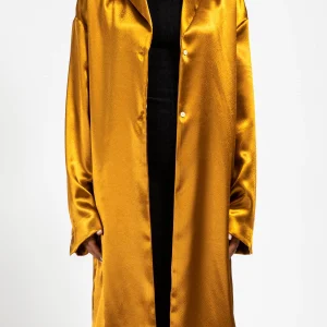 Abito Art259 Design in satin bronzo 10023