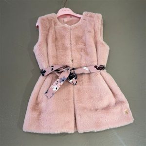 miss Blumarine gilet in pelliccia