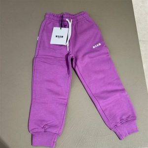 MSGM fleece pants junior