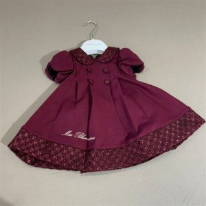 miss Blumarine vestito bordeaux