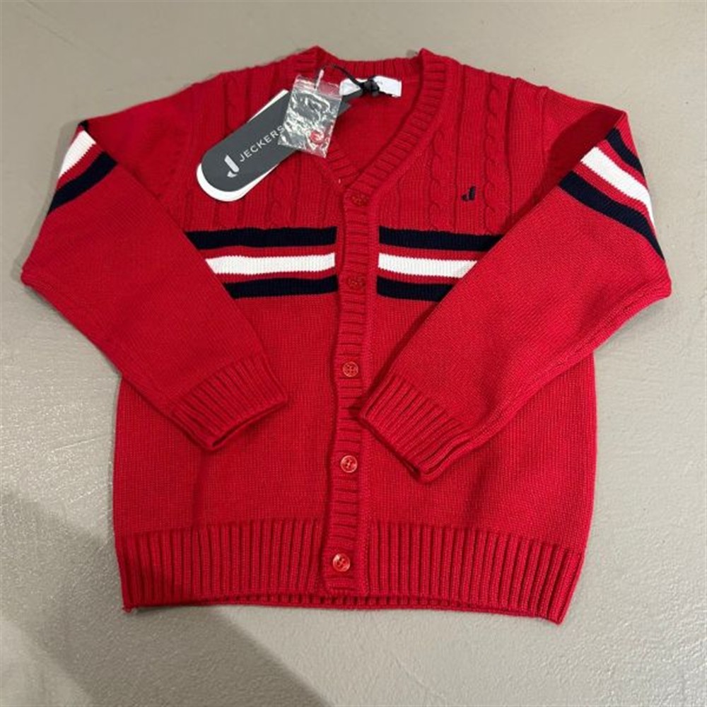 jeckerson cardigan rosso - immagine 2