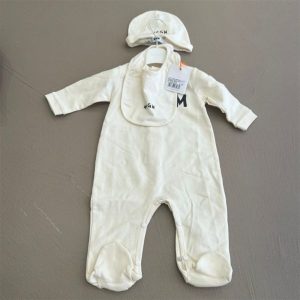 MSGM completo neonato tutina, bavaglino e berretto