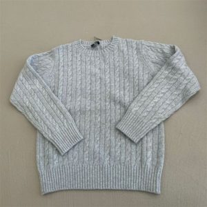 il gufo maglia tricot grigia