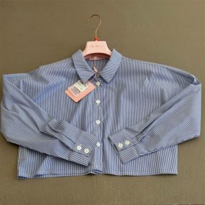 miss Blumarine camicia a righe ragazza