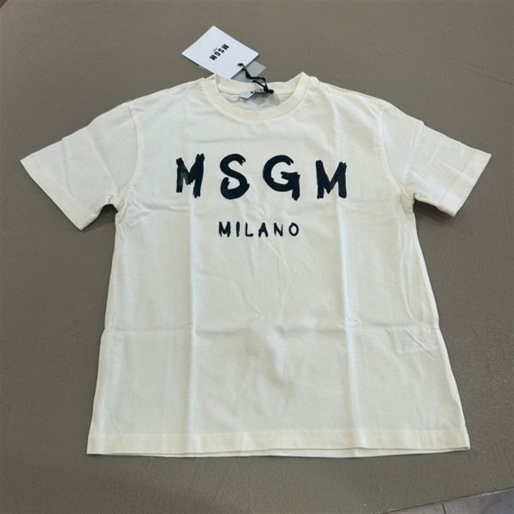 msgm t-shirt bianca 2 - immagine 2