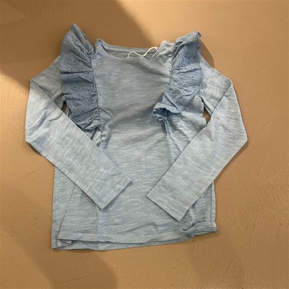 guess t-shirt celeste ricamo - immagine 2