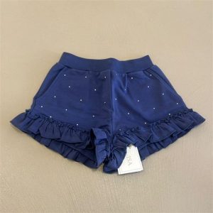monnalisa short in felpa blu