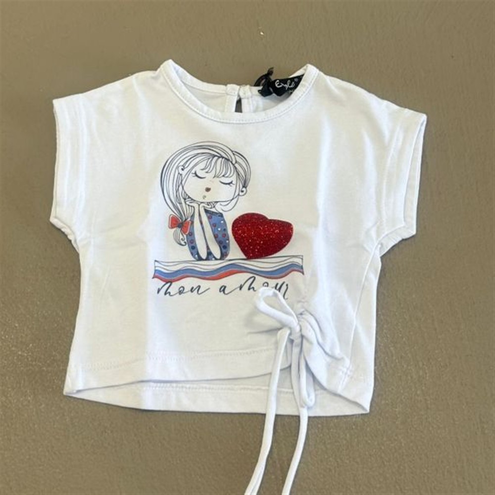 enylo’ maglia neonata con cuore