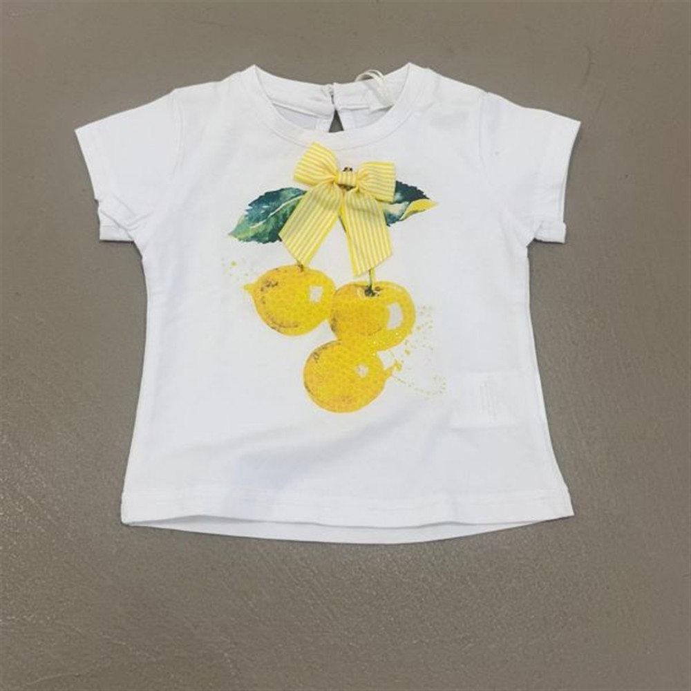 fun&fun t-shirt ciliegie gialle - immagine 2