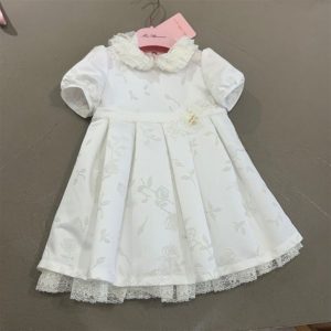 miss Blumarine vestito neonata panna