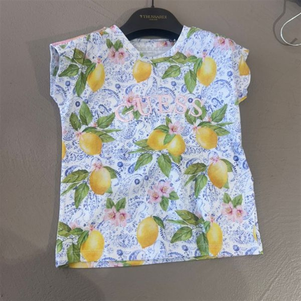guess t-shirt fantasia limoni