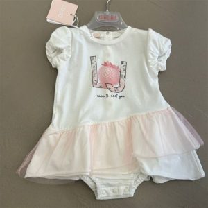 liu-jo pagliaccetto bianco e rosa