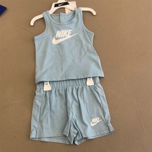 nike 2 pezzi set celeste