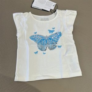 guess t-shirt farfalla