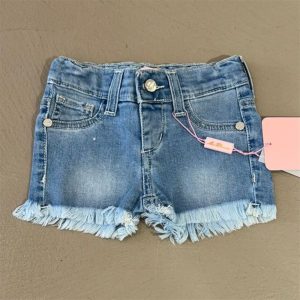 miss Blumarine short jeans neonata