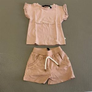 1 more in the family t-shirt e short rose