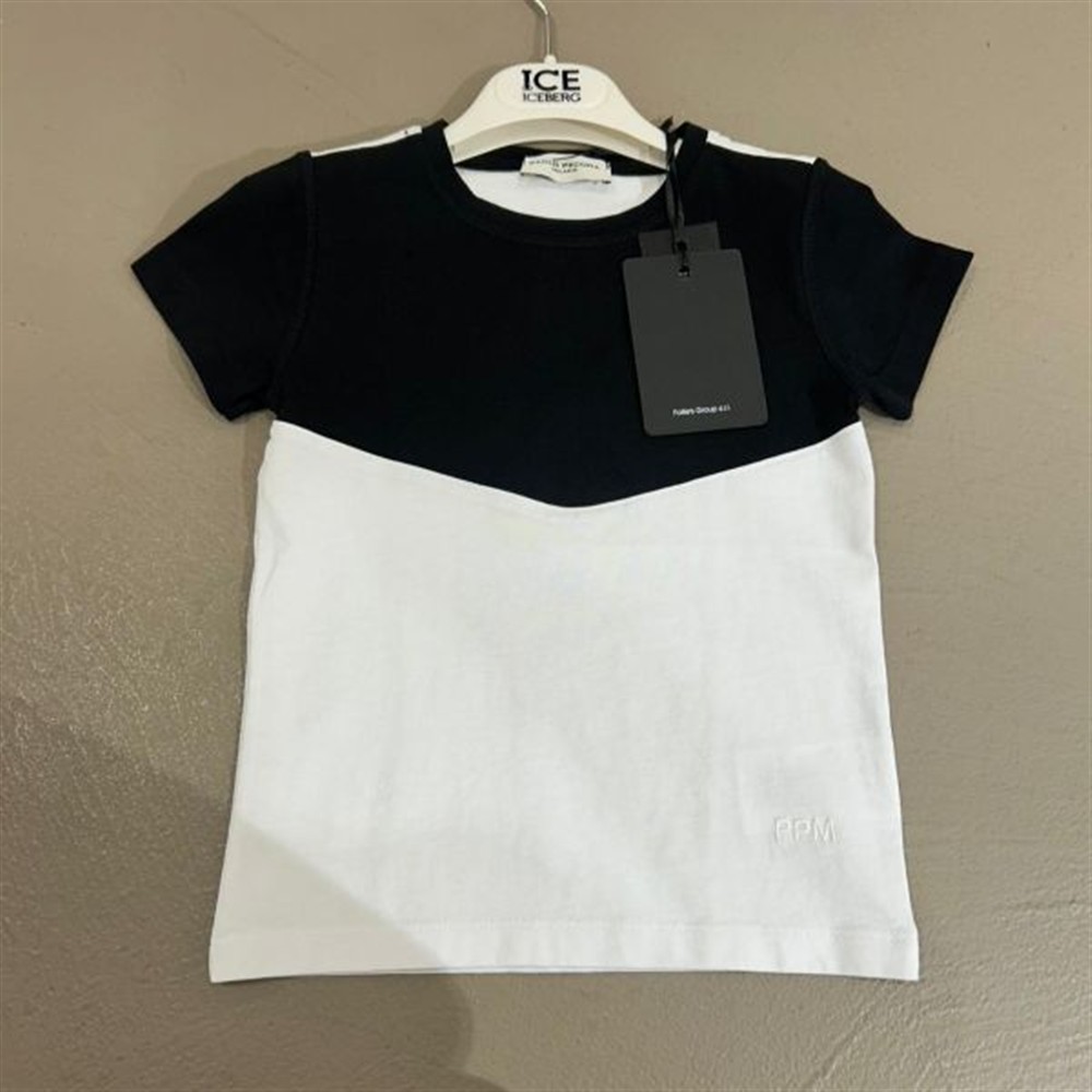 paolo Pecora t-shirt bianco-nero - immagine 2