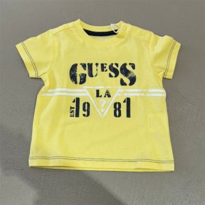 guess t-shirt gialla 2
